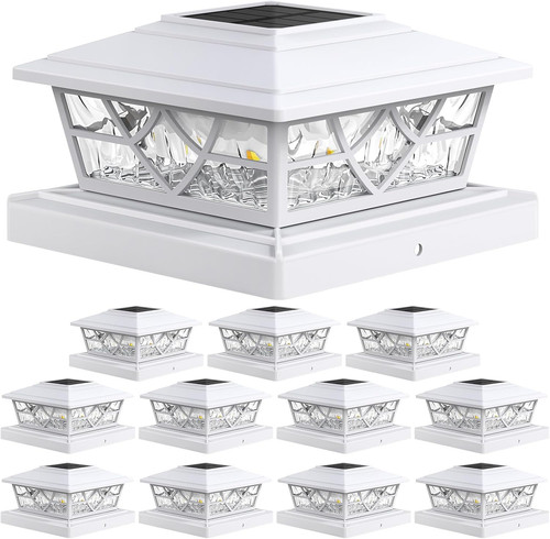 Solar post cap lights - solar,
