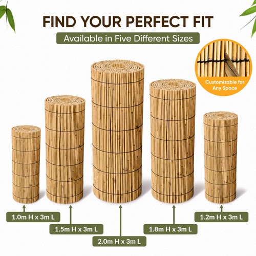 Bamboo screening roll - 3m,