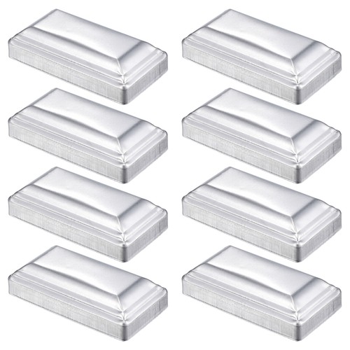 8pcs fence post cap galvanized - 8pcs,