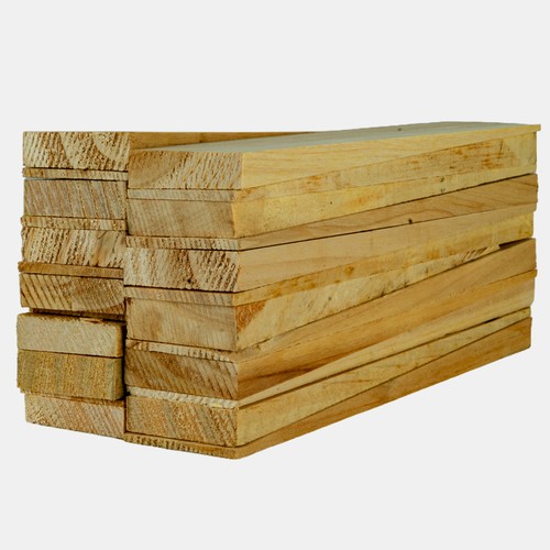 Wooden shim wedges fence - wooden,