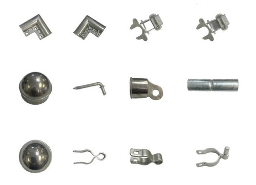 Chain link fence - fence, 1-3/8"