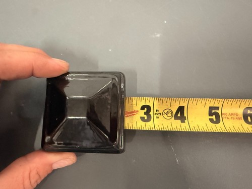 2 black square - x, 2"