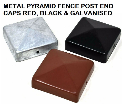 Metal fence post caps oxide - |,